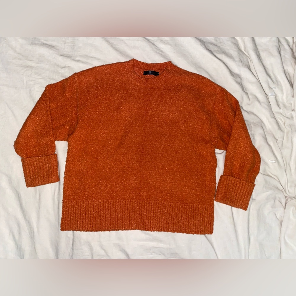 Crewneck Orange Sweater
